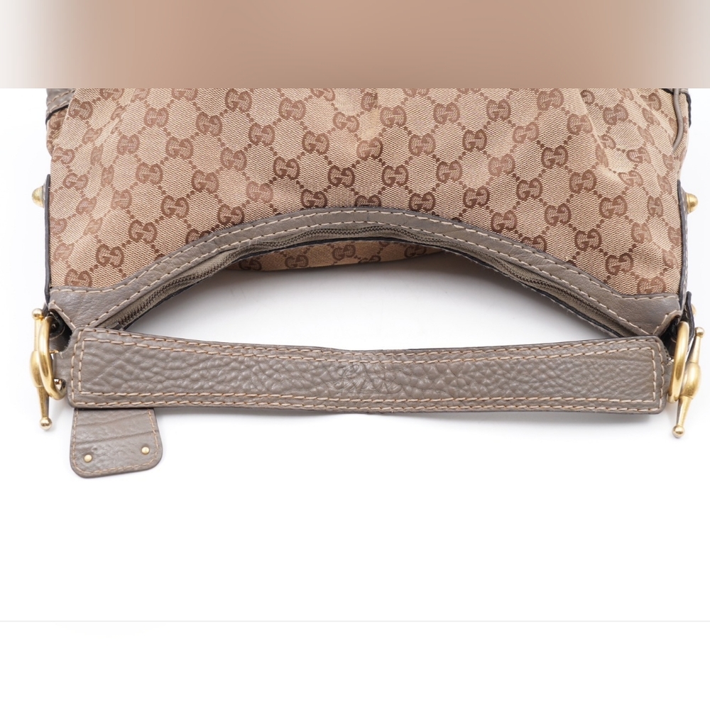 GUCCI Monogram Jockey Hobo - Picture 9 of 14